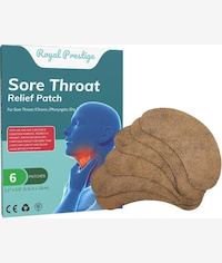 Royal Prestige Sore Throat Relief Patch