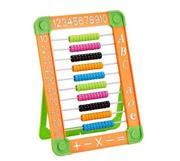 Brainware Bear Orange Plastic Abacus 100 Beads Flatboard