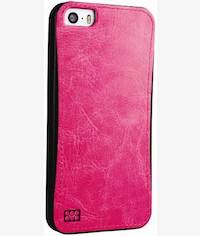 Promate Pink Lanko i6 Leather Flexible SnapOn Case
