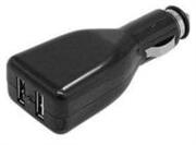 UNIQUE  USB CAR CHARGER 12-24 V DC TWIN