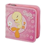 Tweety 40 CD Wallet Colour PINK Retail Box
