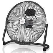 Mellerware Steel Black Hi Velocity 40cm 3 Speed Floor Fan