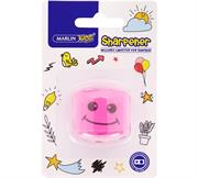 Marlin Kids 2 Hole Sharpener With Container Pink